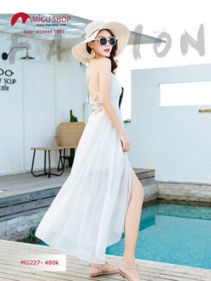 Chất vải: voan cao cấpMiễn phí ship từ 2 sản phẩm bất kỳ váy đi biển mùa hè cho nữ đẹp